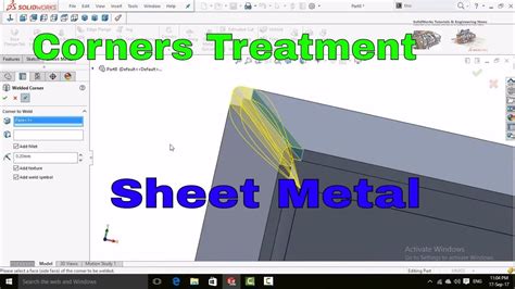 how to corner sheet metal